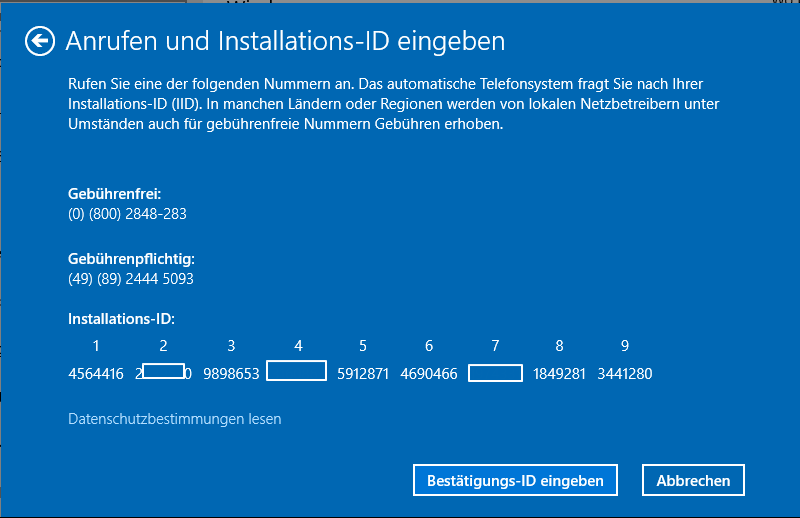 Activation de Windows par téléphone Base de connaissances