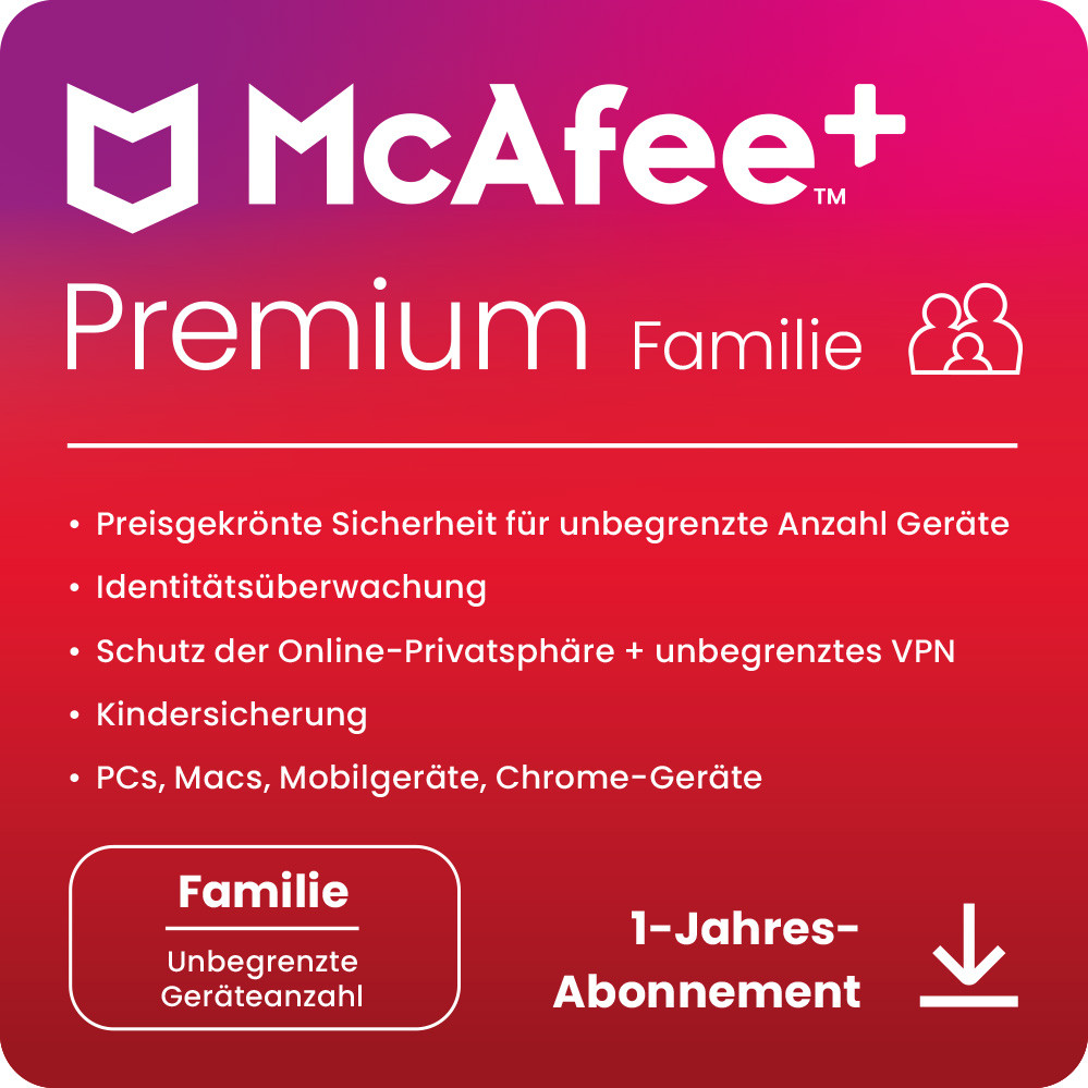 McAfee+ Premium Sécurité de la famille