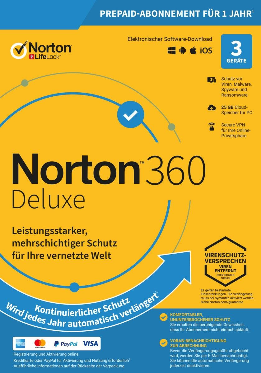 Norton 360 Deluxe incl. 25GB MD